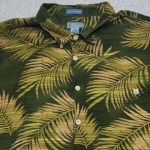 Kaylua Bay Hawaiian Tropical Rayon Short Sleeve Pocket Button Up Shirt Men's 4XL